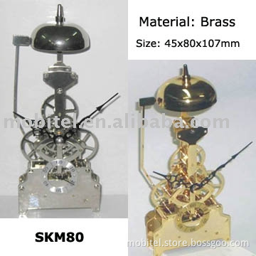 Metal Quartz Skeleton Clock Movement SKM80